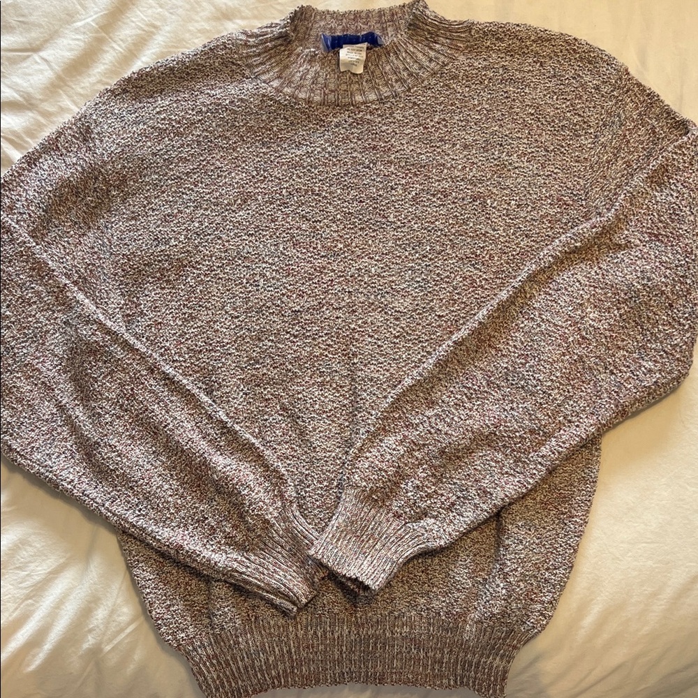 Classic Heathered Crewneck Sweater - Gray